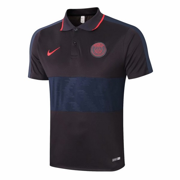 Polo Paris Saint Germain 2020-21 Schwarz Rote